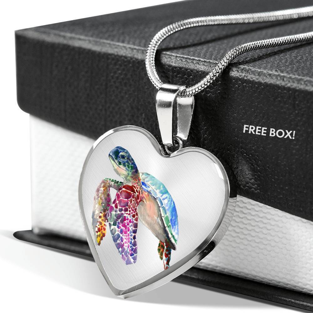 Tropical Sea Turtle Necklace