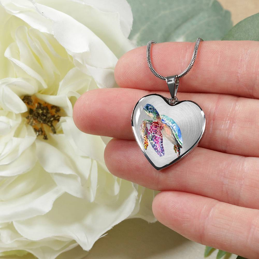 Tropical Sea Turtle Necklace