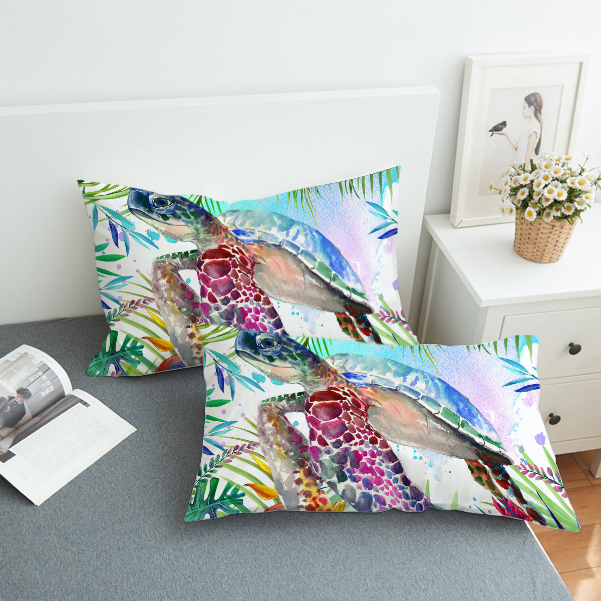 The Original Tropical Sea Turtle Comforter Set