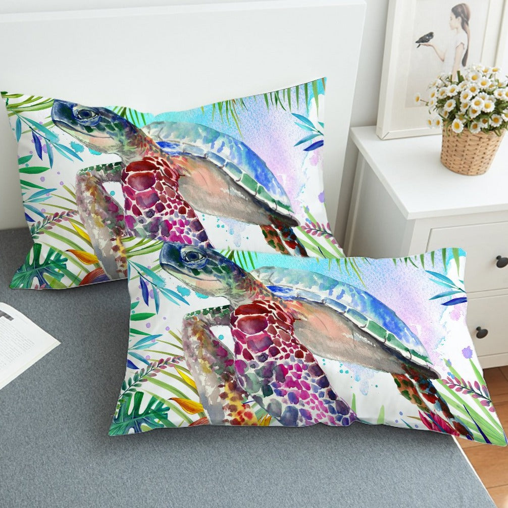 The Original Tropical Sea Turtle Comforter Set