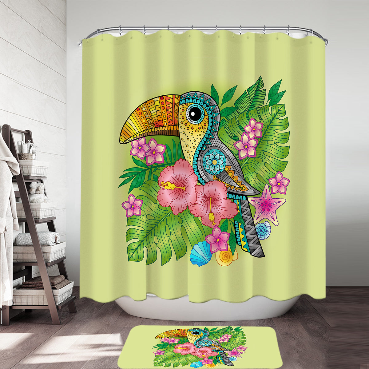 Toucan Delight Shower Curtain