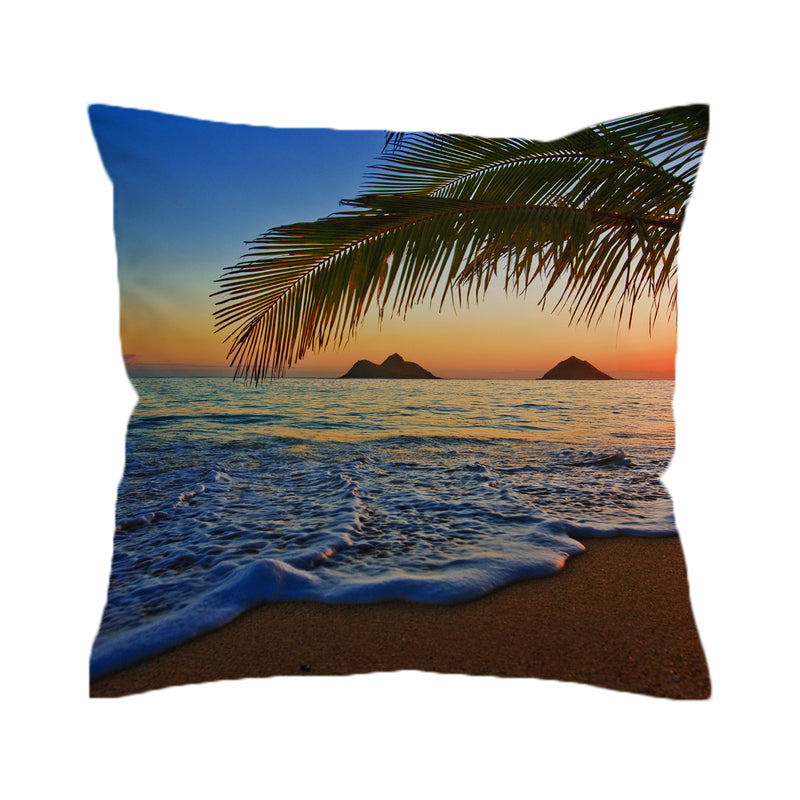 Tropical Sunset Pillow Cover