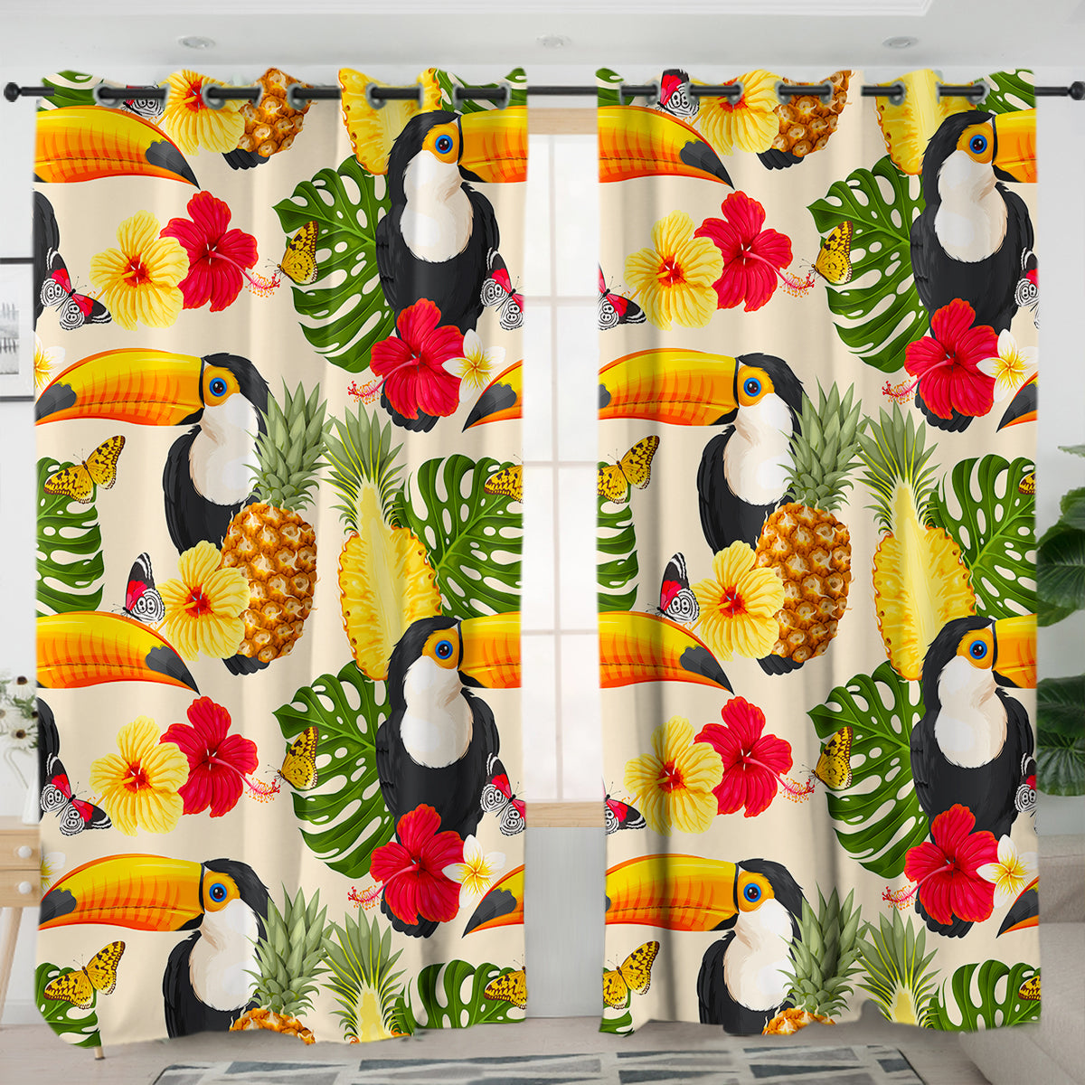 Tropical Toucan Curtains