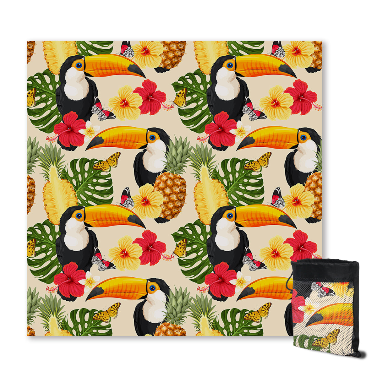 Tropical Toucan Sand Free Towel