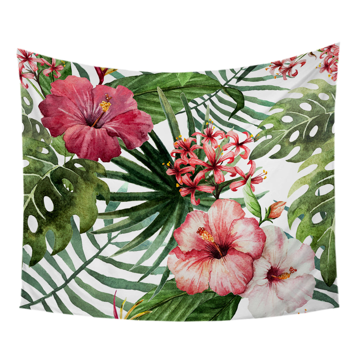 Tropical Hibiscus Tapestry