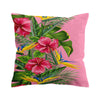 Tropical Weekend Pink Pillow Cover