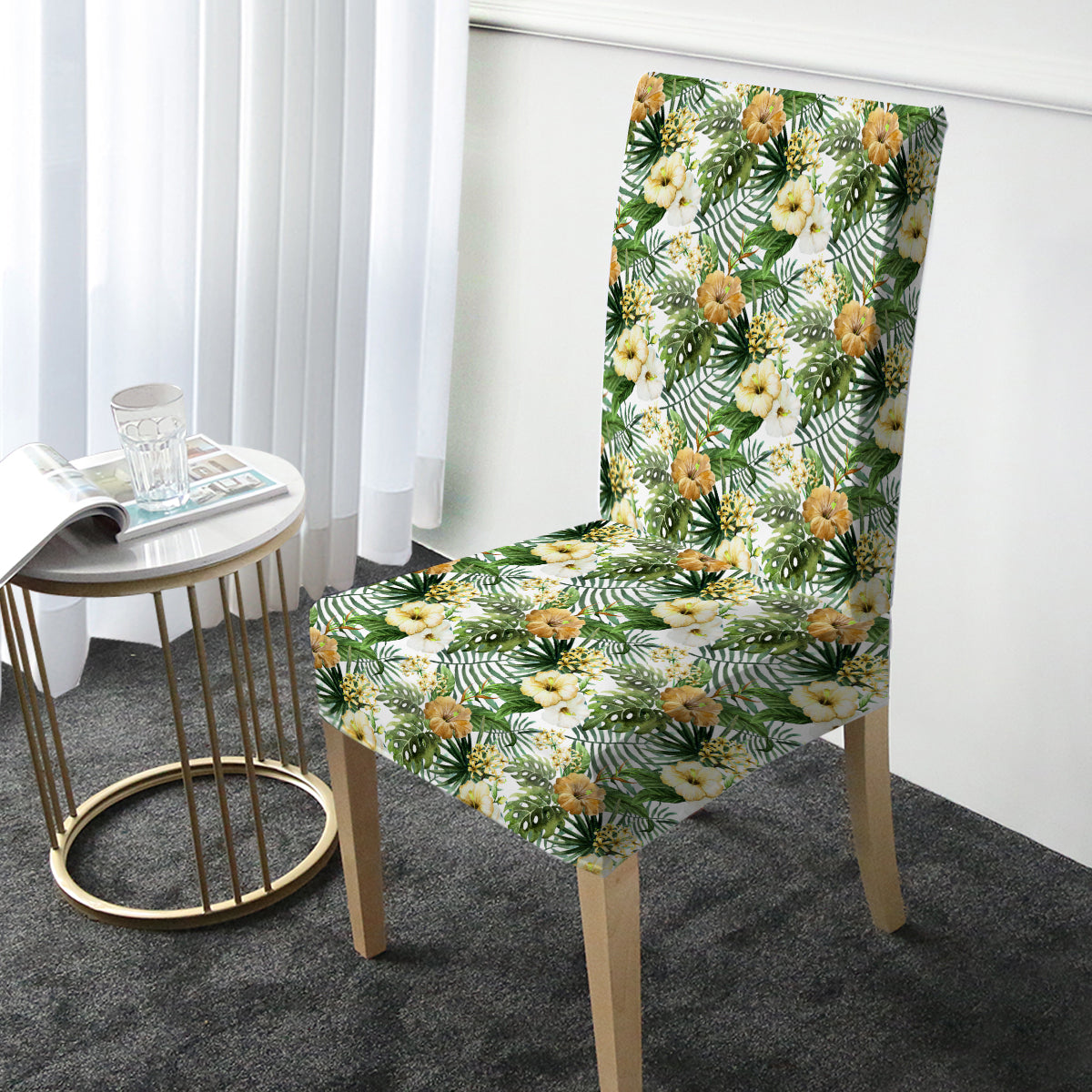 Hibiscus Tropics Chair Cover