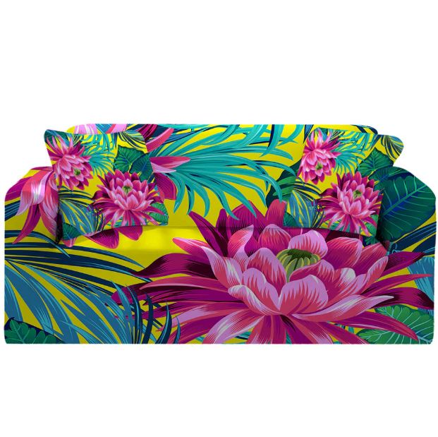 Tropical Boho Couch Cover