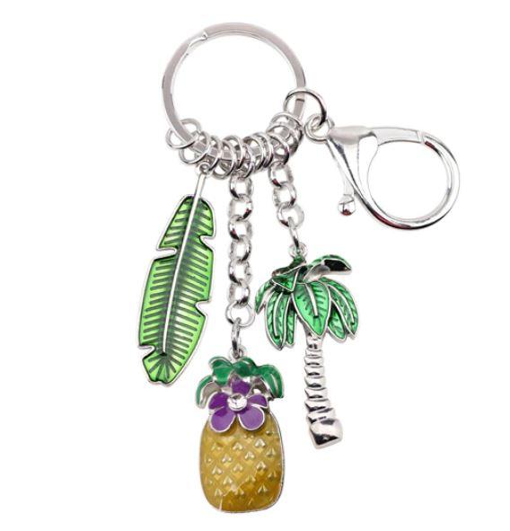 Tropicalist - Enamel Pendant Key Ring