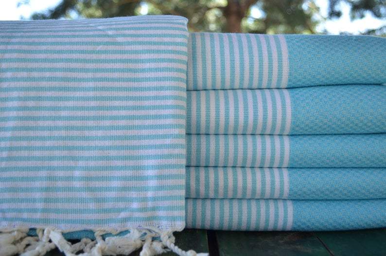 Turquoise Delight Series - 100% Cotton Towels