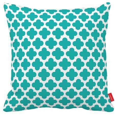Turquoise Geometric Pillow Cover
