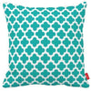 Turquoise Geometric Pillow Cover