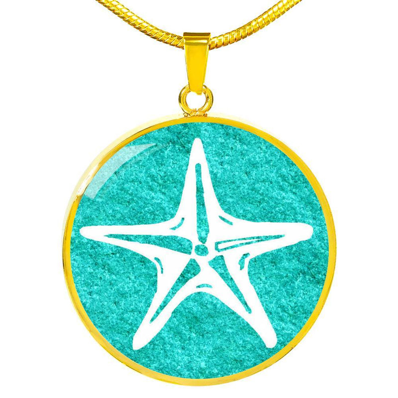Turquoise & Starfish Necklace
