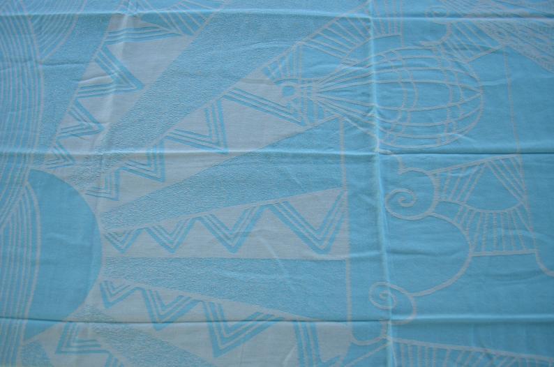 Turquoise Sunrise 100% Cotton Towel