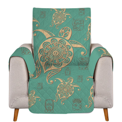 Turtles in Turquoise Sofa Cover