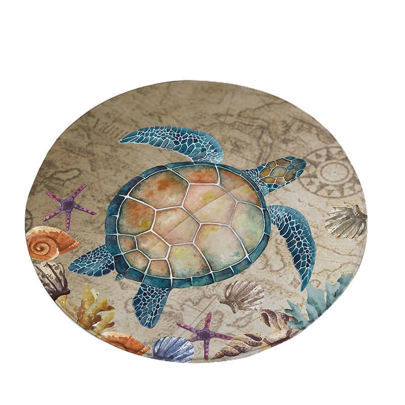 Indoor Outdoor Area Rug - Original Turtle Island by Coastal Passion