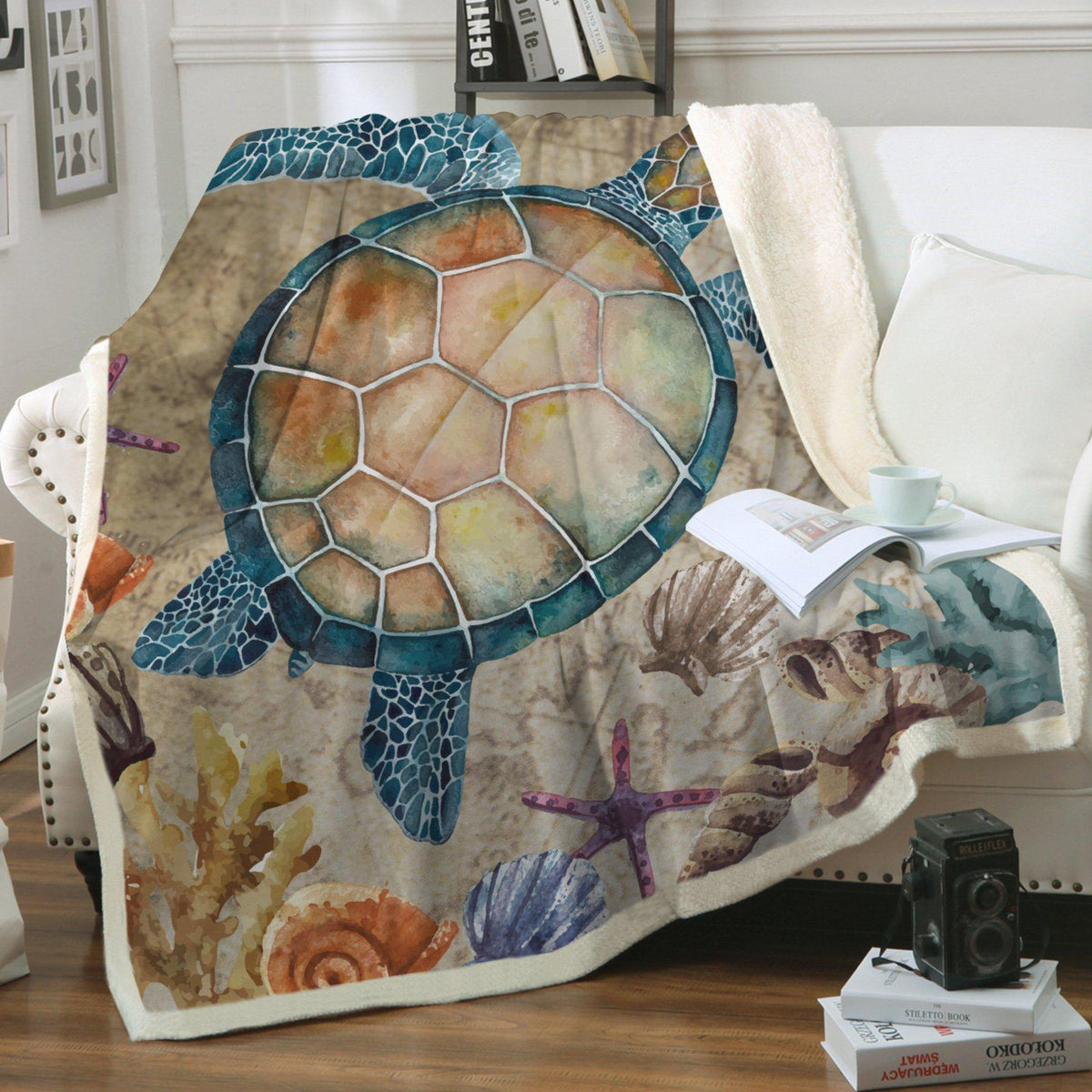 Turtle Island Soft Sherpa Blanket