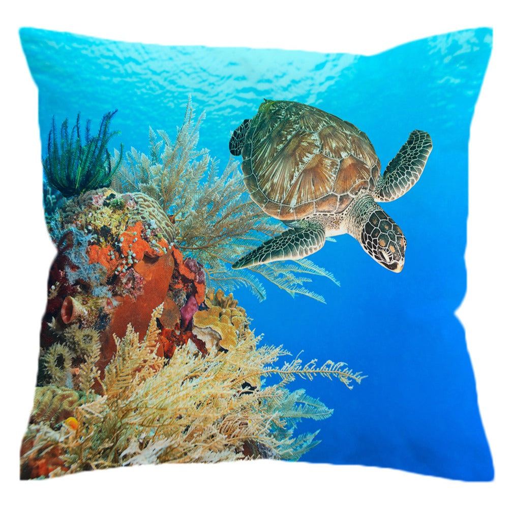 Turtle Comforter with Shams and Pillow Cover