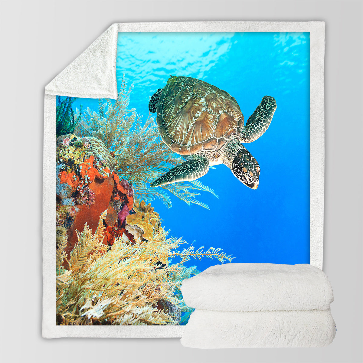 Turtle Bedspread Blanket