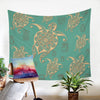 Turtles in Turquoise Tapestry