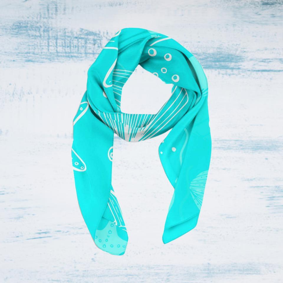Under The Sea Soft Silky Scarf