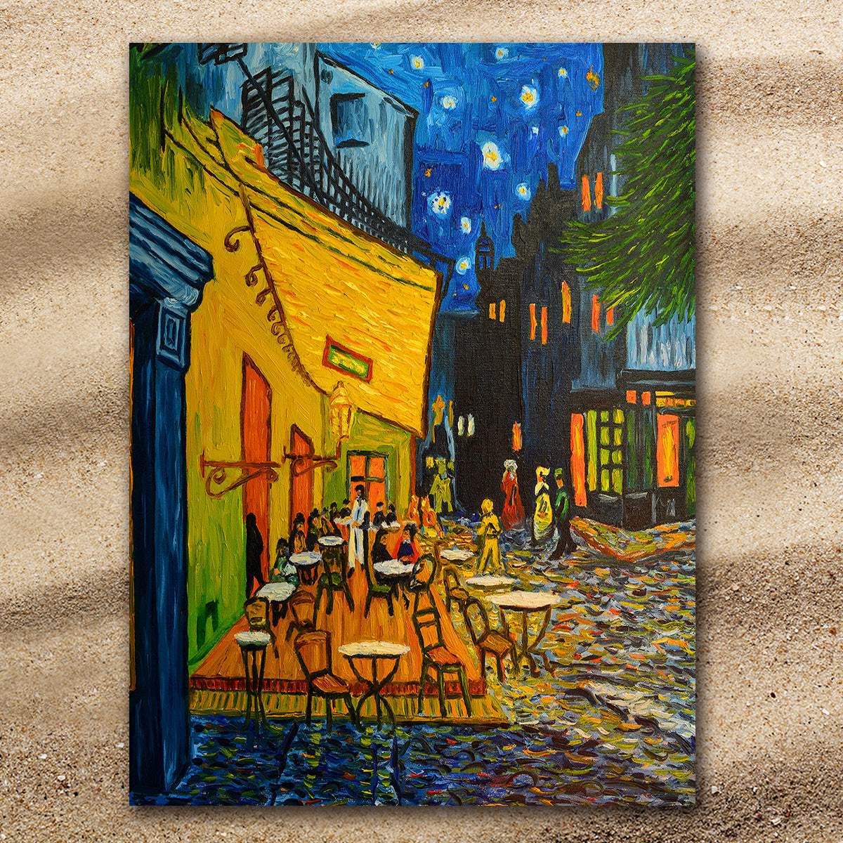 Van Gogh's Cafe at Night Extra Large Towel
