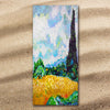Van Gogh's Wheat Fields Extra Large Towel