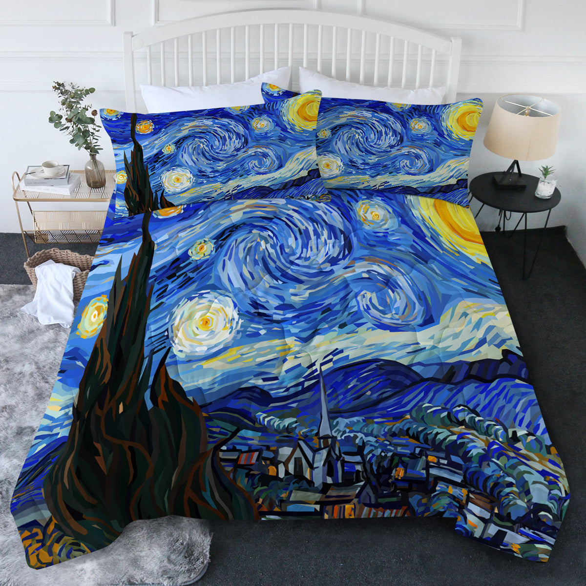 Van Gogh&#39;s Starry Night Comforter Set