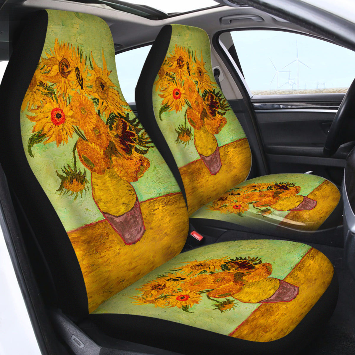 Van Gogh&#39;s Sunflowers Car Seat Cover