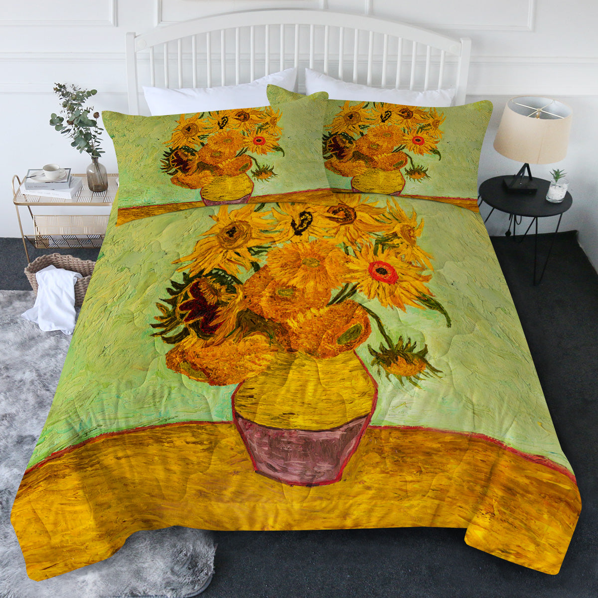 Van Gogh's Sunflowers Comforter Set