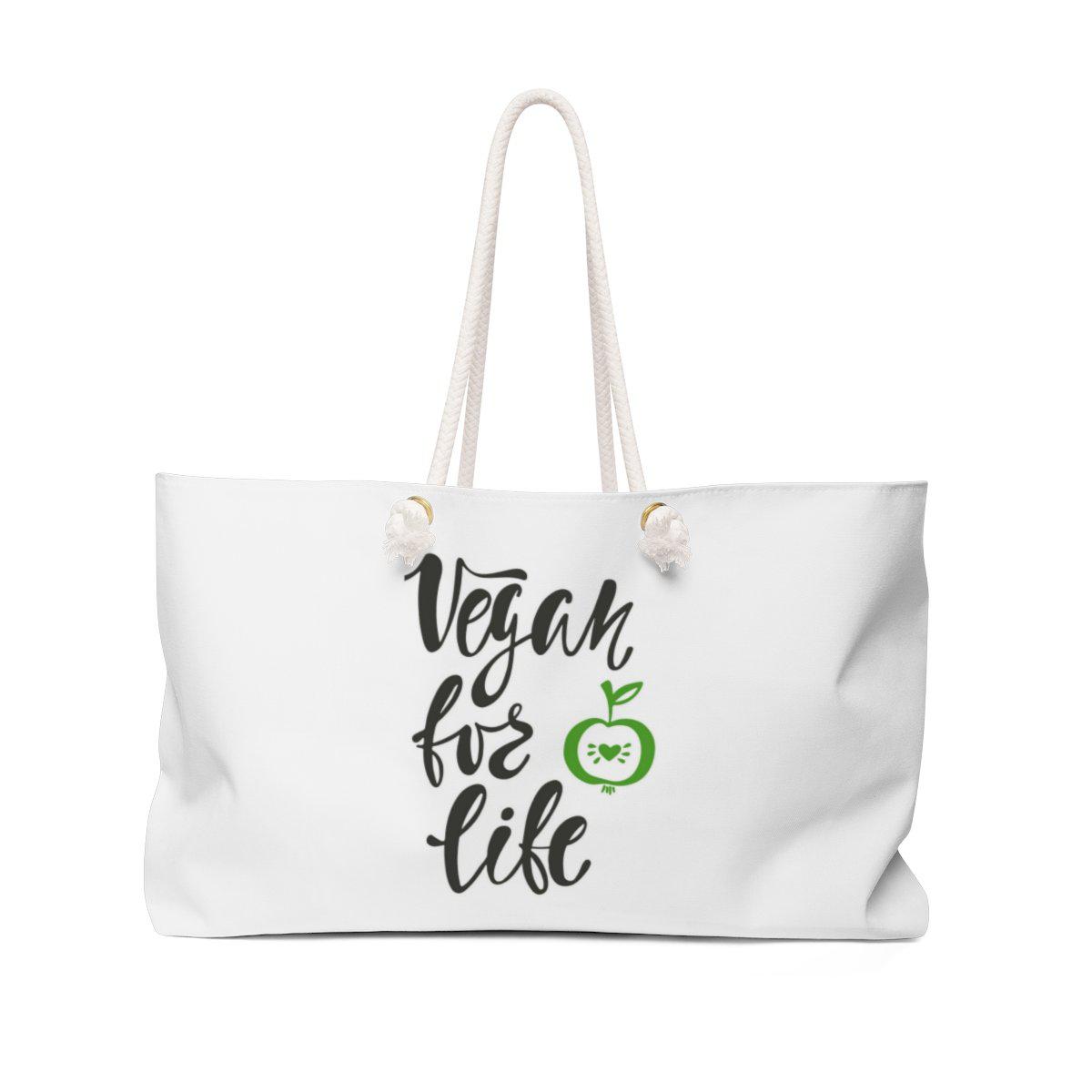 Vegan For Life Weekender Bag