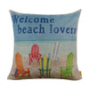 Welcome Beach Lovers Pillow Cover