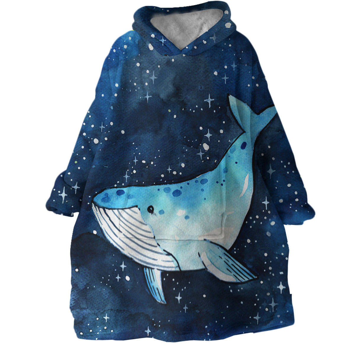 King of Whales Wearable Blanket Hoodie