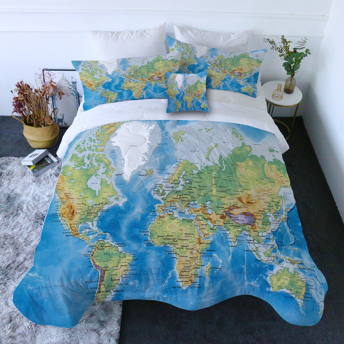 The Seven Seas Comforter with Shams and Pillow Cover
