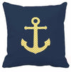 Yellow Anchor Pillow Cover